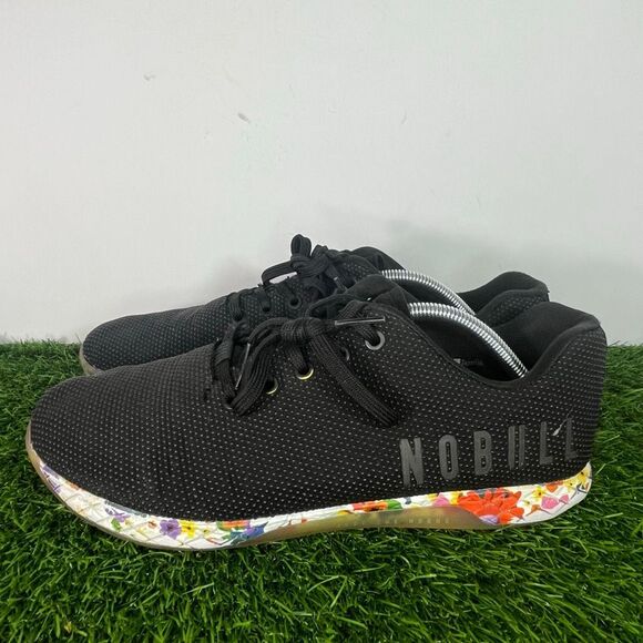Nobull Low Training Shoes Black Space Daisy Floral Mens Size 11 main image 7